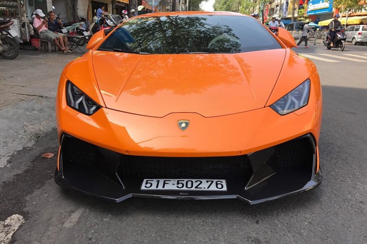 Sieu xe Lamborghini Huracan doc nhat Viet Nam tai Sai Gon-Hinh-2